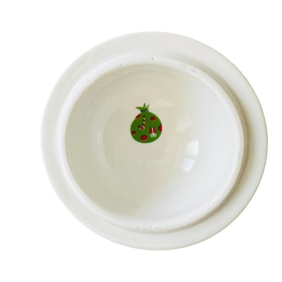 Set of TWO MSI Ceramic Christmas Hot Cocoa Coffee Mugs W/ Lids Vintage Ceramic - Picture 13 of 13